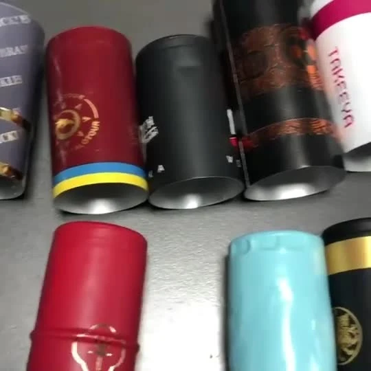 Sigilla bottiglie in PVC, capsule termoretraibili per vino